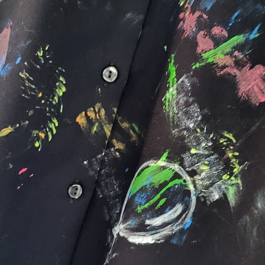 Camicia sartoriale 100% cotone disegnata a mano “Dream"