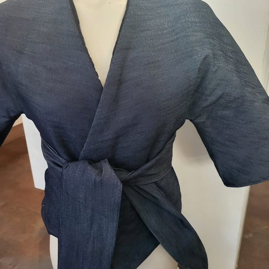 Giacchino Kimono in jeans